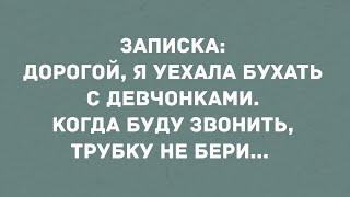 "Дорогой, я уехала бухать с девчонками". Смех! Юмор! Позитив!