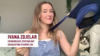 Congratulations! Our students celebrate their graduation with a passing of their mortarboard caps