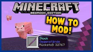 How To Mod: Knockback-Stick (Minecraft Bedrock)