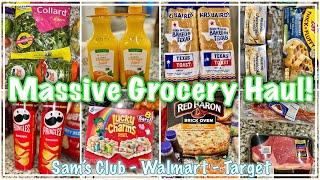 *New* Massive Two Week Grocery Haul/Sams Club, Walmart, and Target / April 2024 / Family of 4