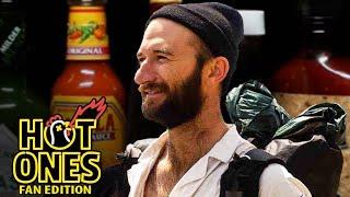 John Zahorian Hikes A 50 Mile Day While Eating Spicy Wings | Hot Ones