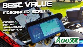 This Is Fantastic For £130!! | Integrated Motorcycle Screen - Aoocci C6 Pro