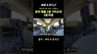 #shorts 이탈리아 로마 매출1등 가이드의 남부투어