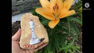 Painting on the rock
