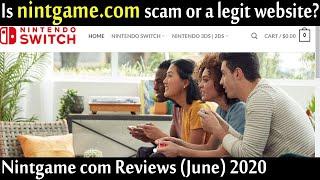 Nintgame com Reviews (June) 2020 | Is It a Scam or Legit Website? | Scam Adviser Reports