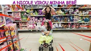 A NICOLE VIROU MINHA BEBÊ POR 1 DIA