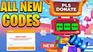 *NEW CODES* ROBLOX PLS DONATE CODES 2025 | PLS DONATE CODES | CODES FOR PLS DONATE