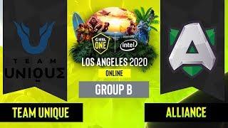 Dota2 - Alliance vs. Team Unique - Game 3 - Group B - EU/CIS - ESL One Los Angeles