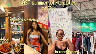 last summer chronicles 2024| thrifting event + cousin’s birthday