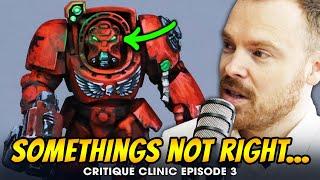 Improving your GRIMDARK Space Marines... And other painting feedback | Critique Clinic EP3