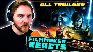 FILMMAKER REACTS: STAR WARS: THE OLD REPUBLIC | ALL TRAILERS!!