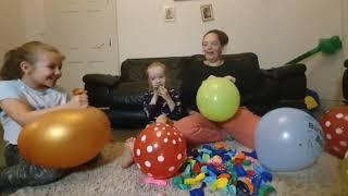 Family Fun: Blowing Up Hundreds Of Balloons For A Room Surprise! | BIG FAMILY TV