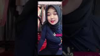 video live jilbab rhinnn serba hitam