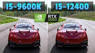 i5-12400 vs i5-9600K Gaming Test | 1080p, 1440p | RTX 2060