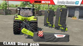 FS22 | CLAAS Disco Pack - Farming Simulator 22 New Mods Review 2K60