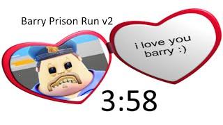 Barry's Prison Run v2 Speedrun in 3:58