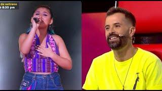 Milena Warthon convenció con su pop andino a los cuatro entrenadores - La Voz Perú