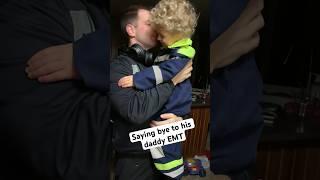 My two EMTs #motherhood #EMT #heroes #wholesomevideo #sweetvideo #bigfamily #toddlerlife