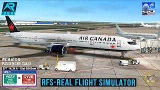 RFS - Real Flight Simulator - Sydney to Vancouver||Full Flight|Boeing777||FullHD|RealRoute