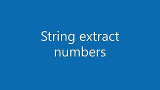 JavaScript how to extract numbers from string