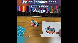 Easy DIY Diwali Diya for Home Decor |Beautiful diya For Main Door |Temple Door |Wall |Wall Hanging