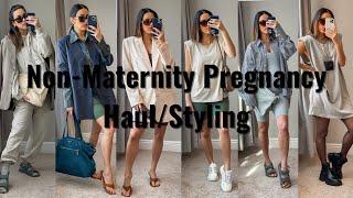 Non-Maternity Pregnancy Haul/Styling: Outfit Ideas at 20 Weeks Pregnant