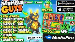 Stumble Guys Mod APK 2025 (Latest Version v0.83.6) | Unlimited Gems, All Skins Unlocked & More! 