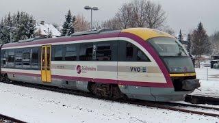  Kurort Altenberg (Erzgebirge) mit Städtebahn Sachsen und je einer Ski-Abfahrt pro Piste