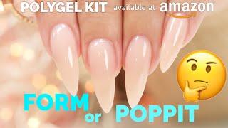 PolyGel (which is Hybrid Gel) with Dual Forms/Poppits and Paper Forms