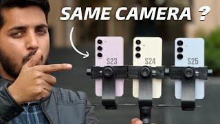 Samsung S25 vs S24 vs S23 Camera comparison 