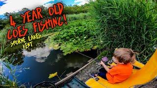 Fishing Shorne Lakes In Kent With My 4 Year Old Son.