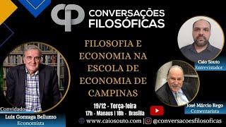 Filosofia e Economia na Escola de Economia de Campinas. Live com Luiz Gonzaga Belluzzo