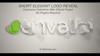 Short Elegant Logo Reveal ( Videohive After Effects Template )