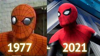 Evolución De Spider-Man(Películas)1977-2022