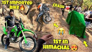 1st IMPORTED bike In Himachal  | Bike ki unboxing k tym Crash hogya  | Channel Recovered 