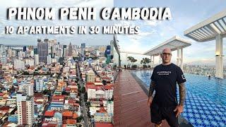 Phnom Penh Cambodia Real Estate Market | 10 Apartments In 30 Minutes 