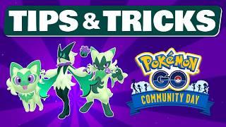 SPRIGATITO COMMUNITY DAY TIPS & TRICKS | POKÉMON GO