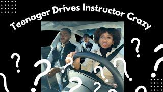 Teenager Drives Instructor Crazy During Driving License Test