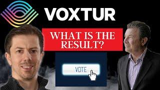 Voxtur Vote Results $VXTR $VXTRF