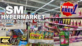 SM HYPERMARKET | RELAXING SILENT GROCERY SHOPPING & TOUR | #Len TV Vlog [4K]