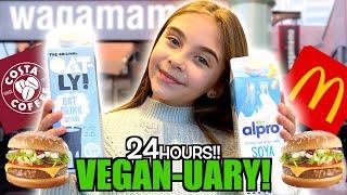 EATING ONLY VEGAN FOOD *for 24 HOURS