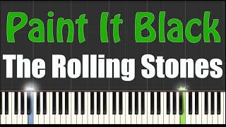 Paint It Black - The Rolling Stones - Piano Tutorial