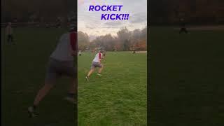 How to [kick] a Kickball FAR! #youtubeshorts  #kickball