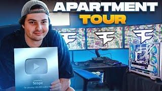 MY NEW 2025 GAMING SETUP + APARTMENT TOUR!!