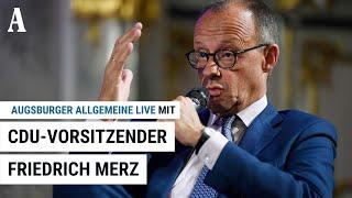 Friedrich Merz fordert eine Asylpolitik nach dem Vorbild Dänemarks – "Augsburger Allgemeine LIVE"