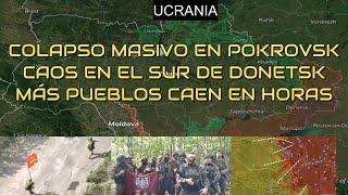 El Ejército Ucraniano Sufre COLAPSO MASIVO en Pokrovsk.El Sur de Donetsk Comienza a Colapsar También