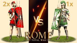 Can 2 Hastatis Beat 1 Urban Cohort in OG Rome: Total War?