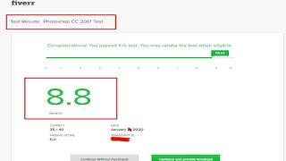 fiverr | Test | Photoshop cc 2017 question and Solution