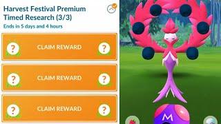 New $2 "Harvest Festival" premium research || PokemonGo