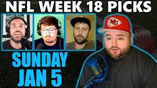 NFL Week 18 Picks with Kyle Kirms | Sunday 1/5